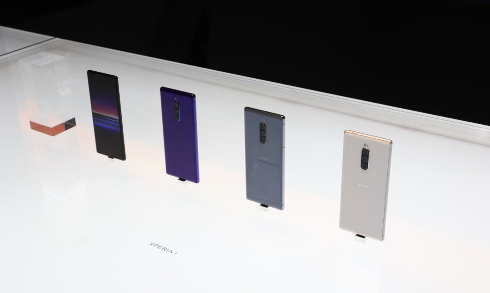 „Sony Xperia 1“ išmanieji telefonai