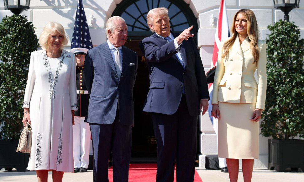 Karolis III, Donaldas Trumpas, Melania Trump, karalienė Camilla