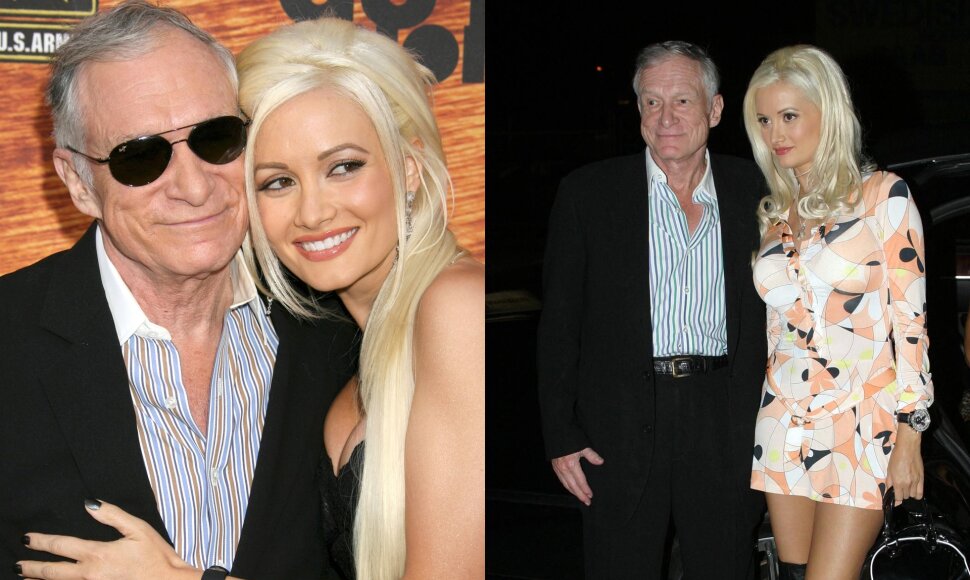 Holly Madison ir Hugh Hefneris