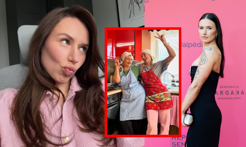 Vaida Vaserė su mama Daiva