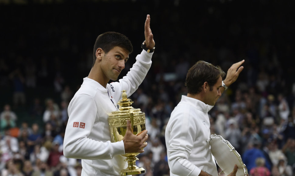 Novakas Džokovičius ir Rogeris Federeris