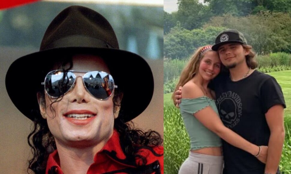 Michaelas Jacksonas ir jo sūnus Prince'as