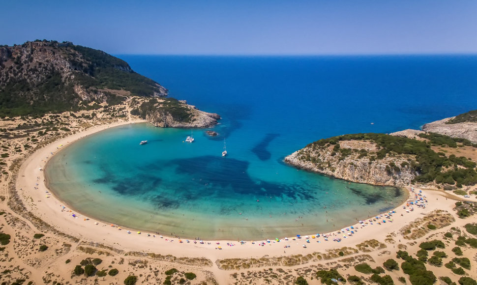 Voidokilijos paplūdimys (Peloponesas, Graikija)
