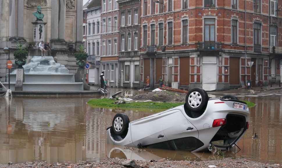 Katastrofiški potvyniai Vakarų Europoje
