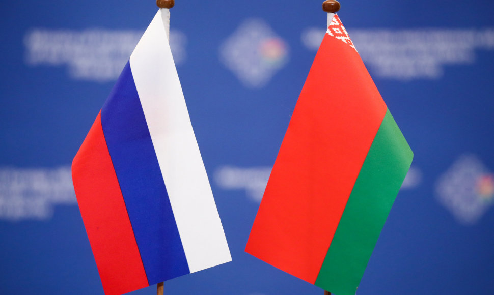 Rusijos ir Baltarusijos vėliavos