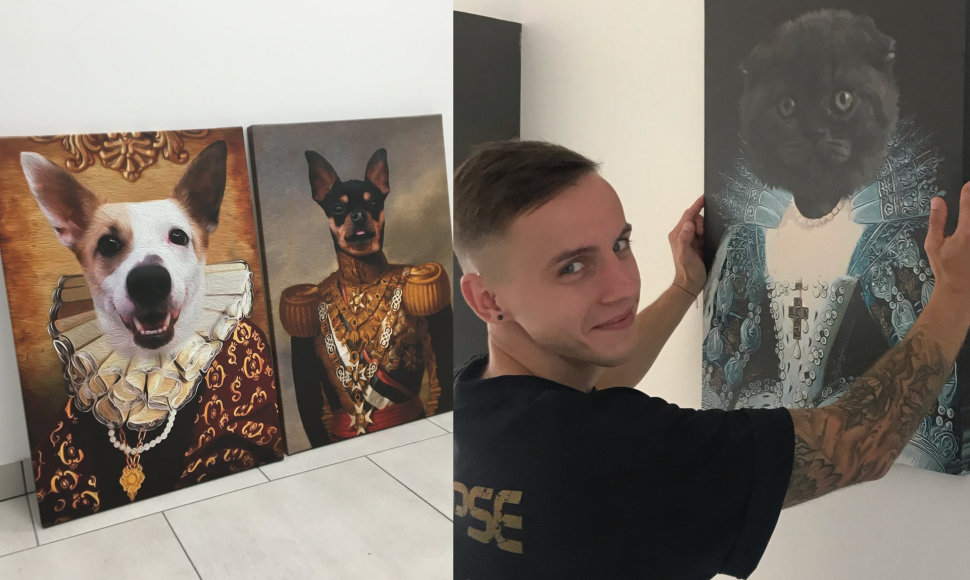 Rytis Rutkauskas ir jo daromi augintinių portretai