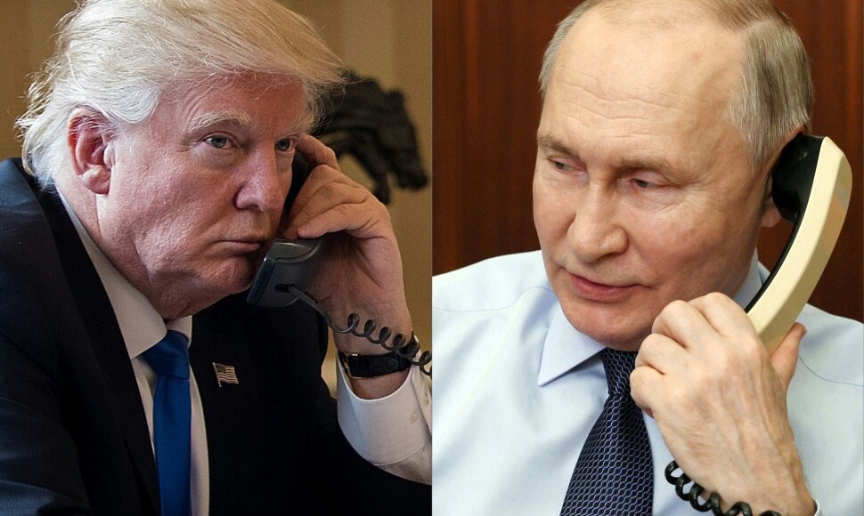 Donaldas Trumpas ir Vladimiras Putinas