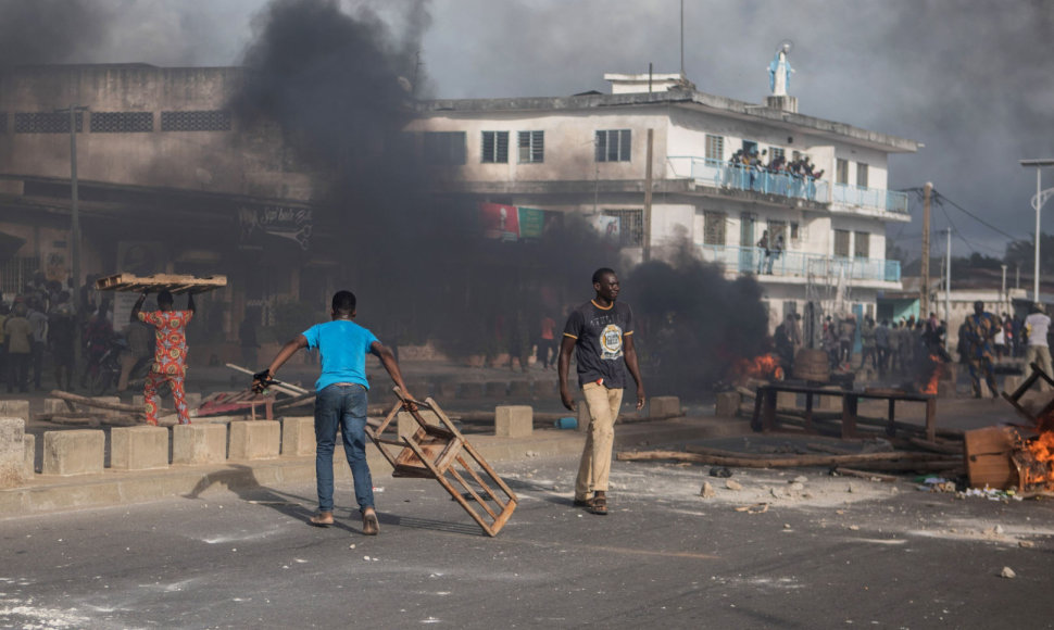 Protestai Benine