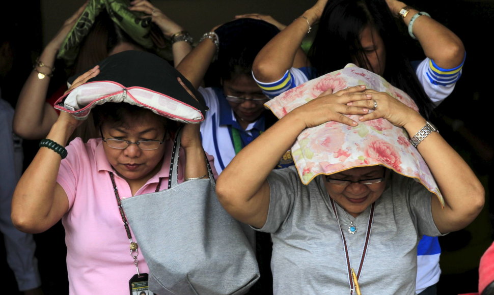 Filipinus purtė žemės drebėjimas