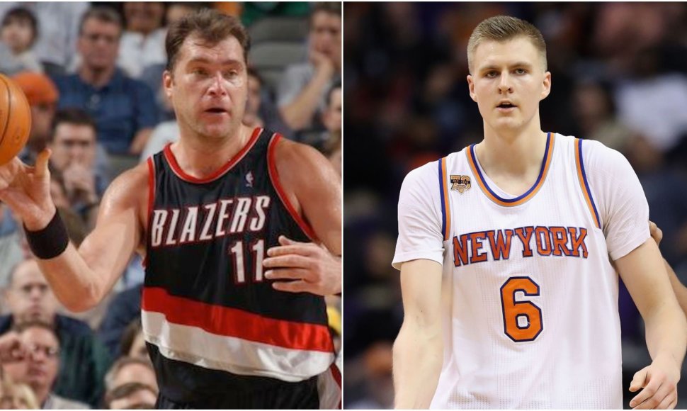 Arvydas Sabonis ir Kristapas Porzingis