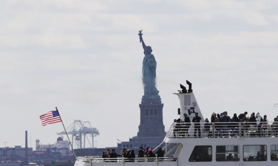 Niujorke evakuota Laisvės statula. 