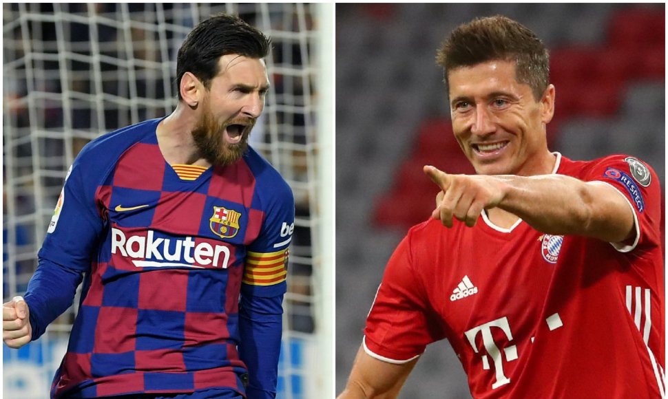 Lionelis Messi ir Robertas Lewandowskis