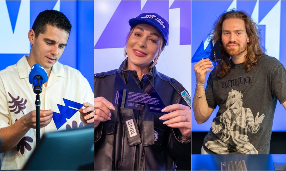 Donatas Montvydas, Džordana Butkutė, Gabrielius Vagelis /M1 nuotr.