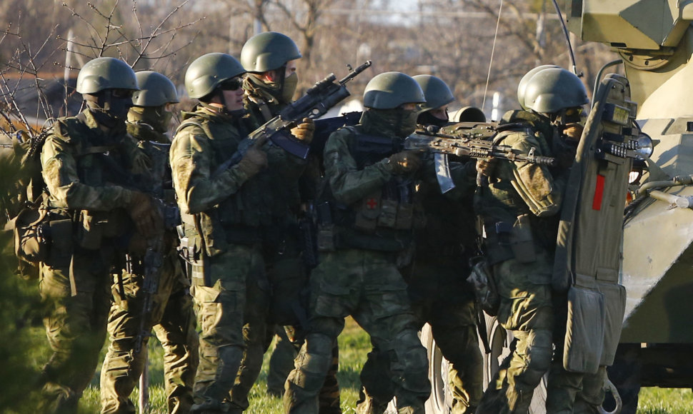 Rusijos kariai Krymo užgrobimo metu