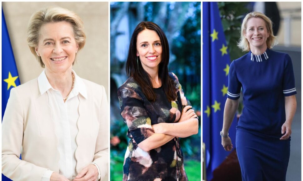 Ursula von der Leyen, Jacinda Arden ir Kaja Kallas