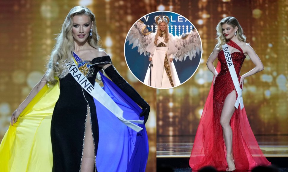 Ukrainos ir Rusijos atstovės konkurse „Mis Visata“