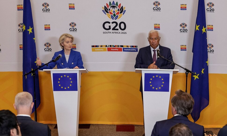G-20 sisitikimas / EMMANUEL CROSET / AFP