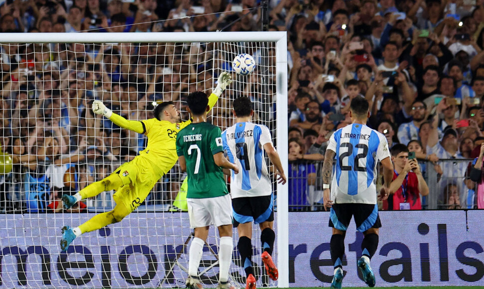 Bolivijos rinktinės vartininkas Guillermo Viscarra