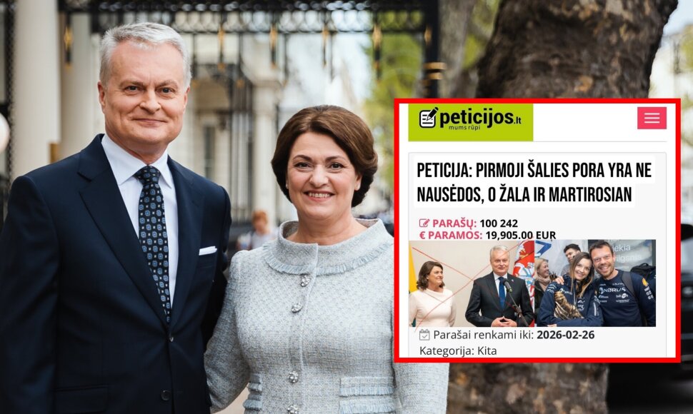 Gitanas Nausėda, Diana Nausėdienė, peticija