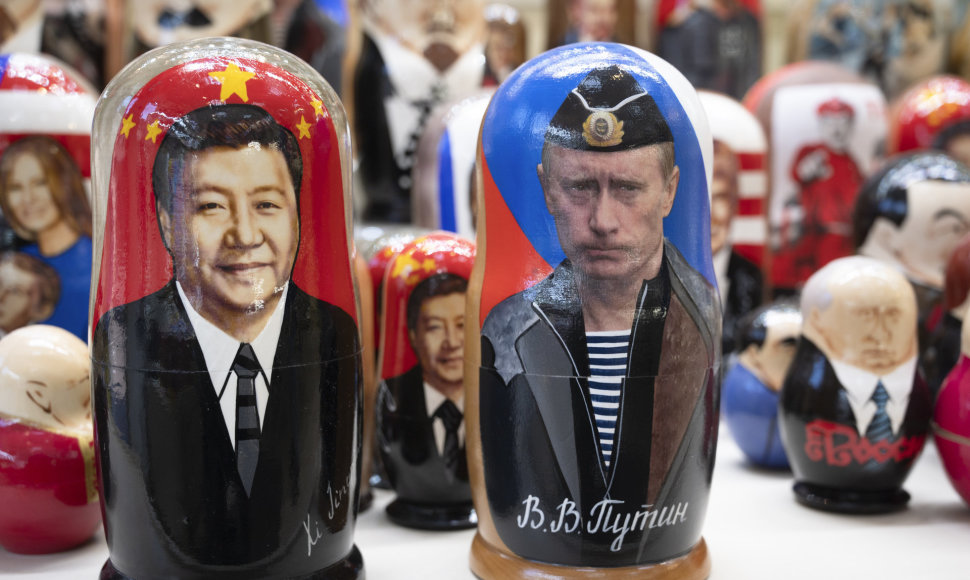 Xi Jinpingas ir Vladimiras Putinas