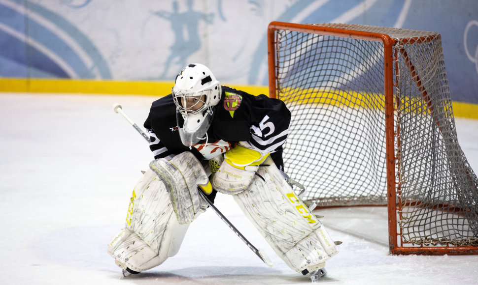 Vilniaus „Hockey Punks“ vartininkas Simas Baltrūnas