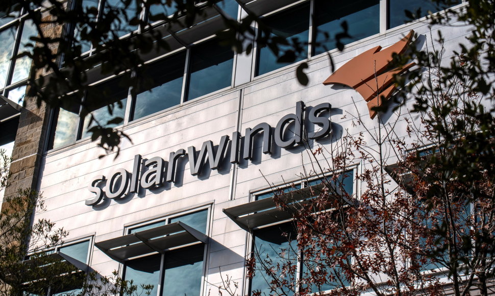 Įmonės „SolarWinds“ iškaba