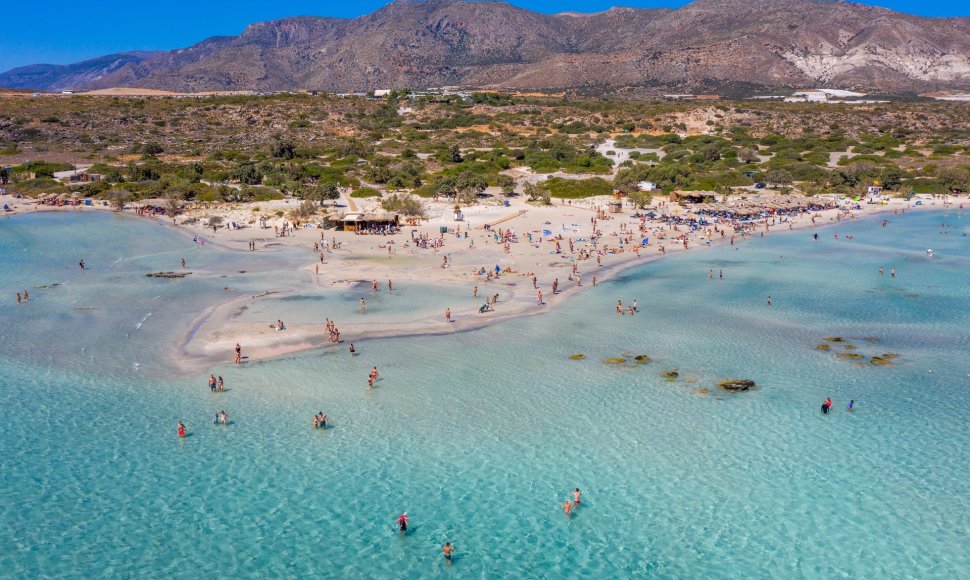 Elafonissi paplūdimys, Kreta, Graikija