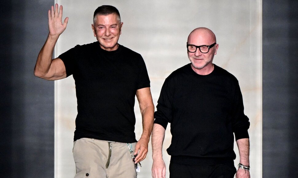 Domenico Dolce ir Stefano Gabbana (kairėje)