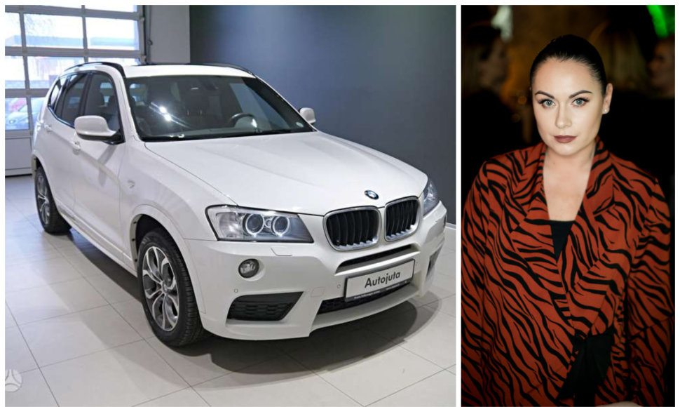 Simona Nainė parduoda savo BMW X3