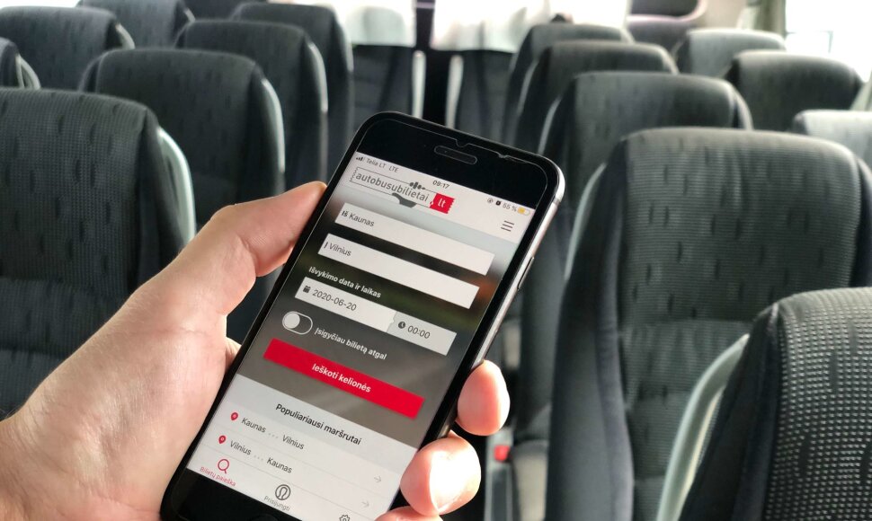 Autobusų mobilioji programėlė