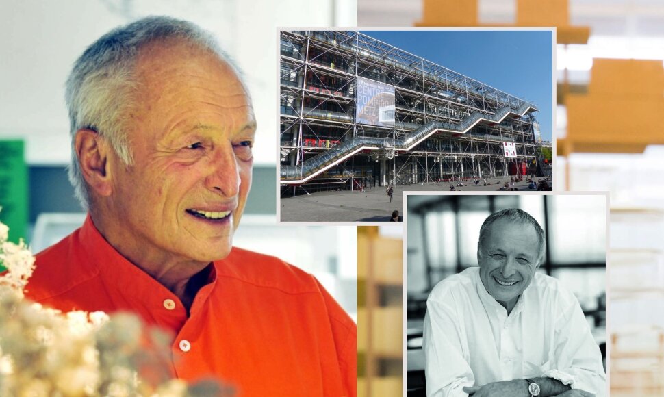 Richardas Rogersas ir Paryžiaus &bdquo;Pompidou&ldquo; centras