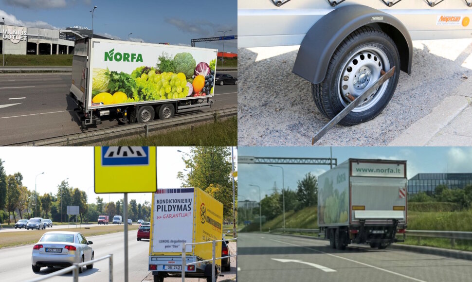 Priekabos Lietuvos keliuose