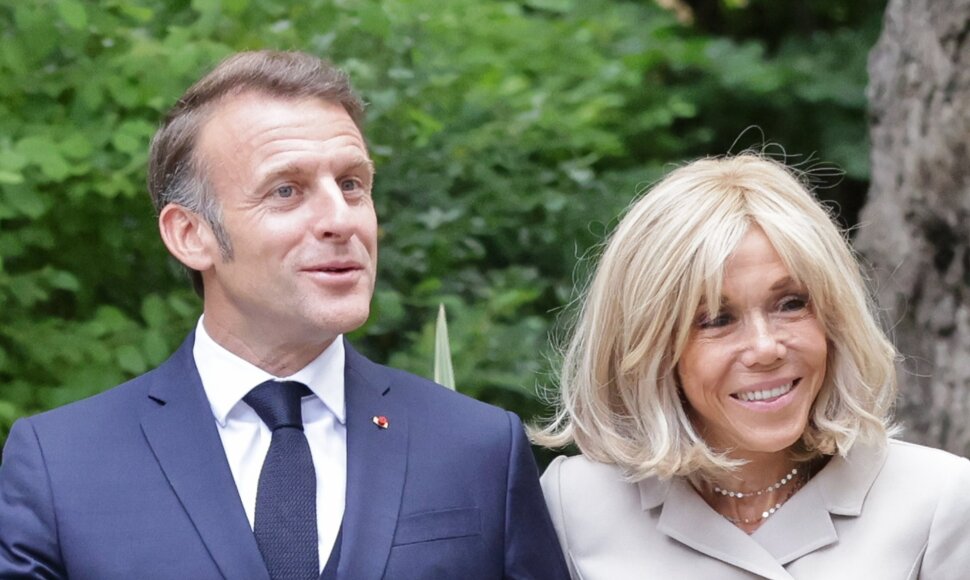 Brigitte ir Emmanuelis Macronas