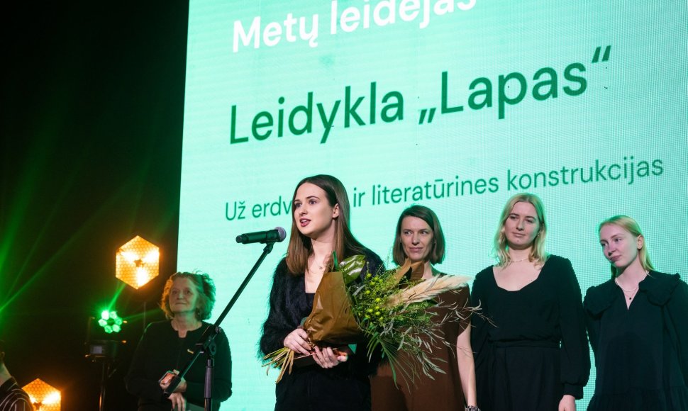 Leidykla LAPAS pripažinta Metų leidėju