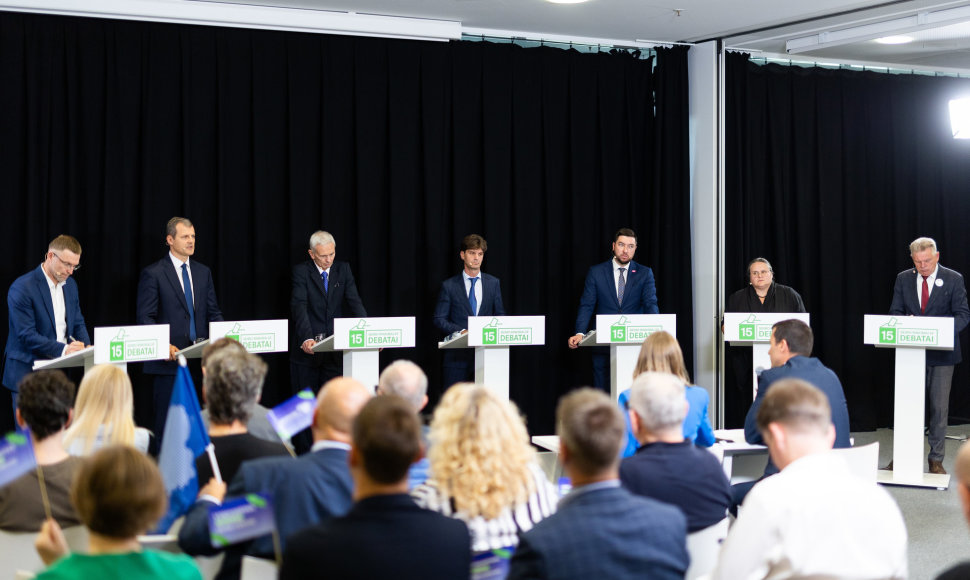 LR Seimo rinkimų debatai