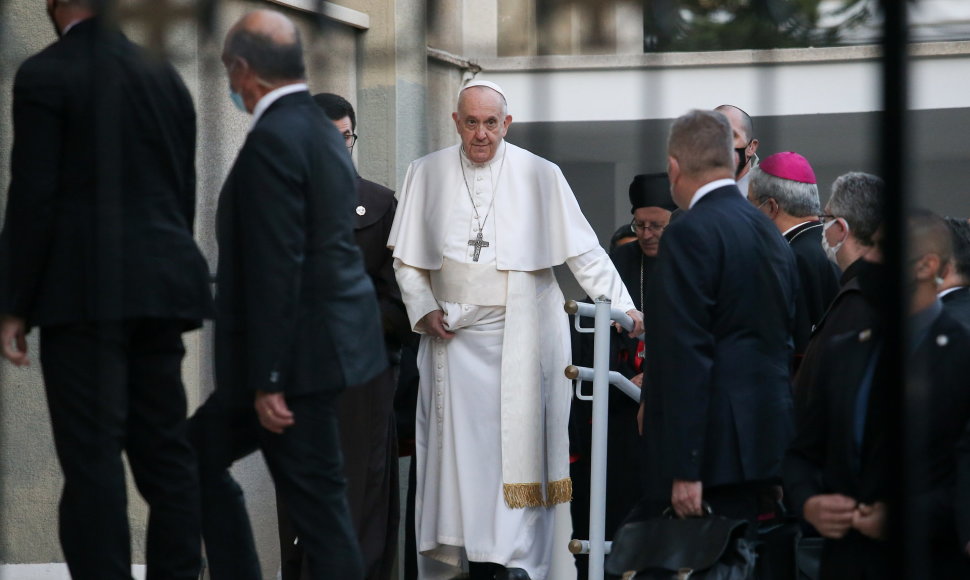 Popiežius Pranciškus atvyko į Kiprą