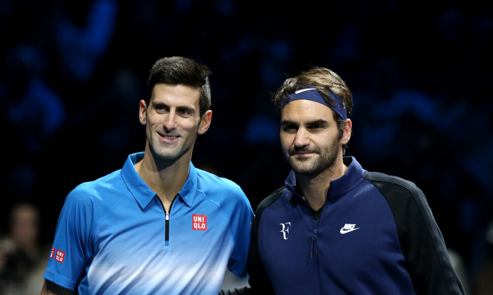 Novakas Džokovičius ir Rogeris Federeris
