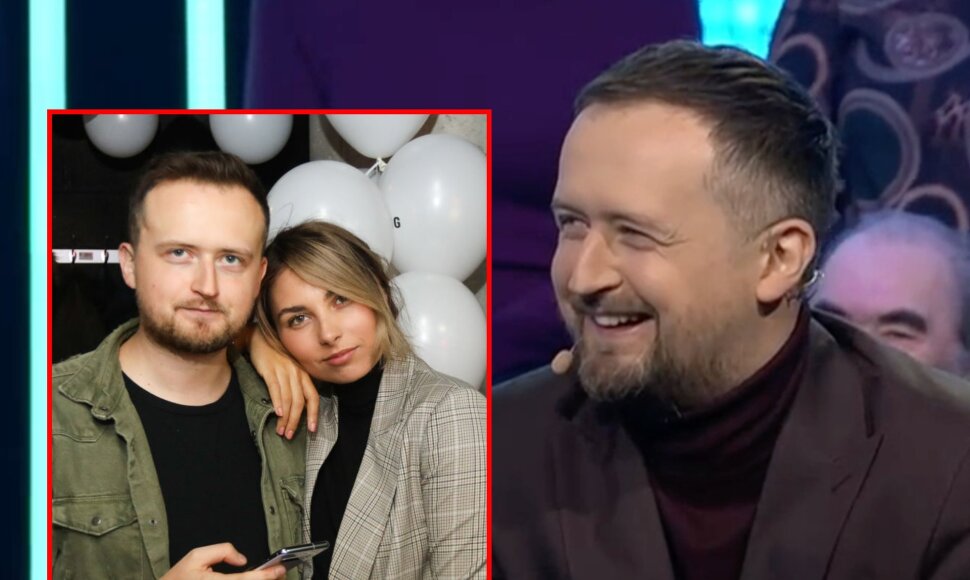 Mantas Katleris su žmona Aistė