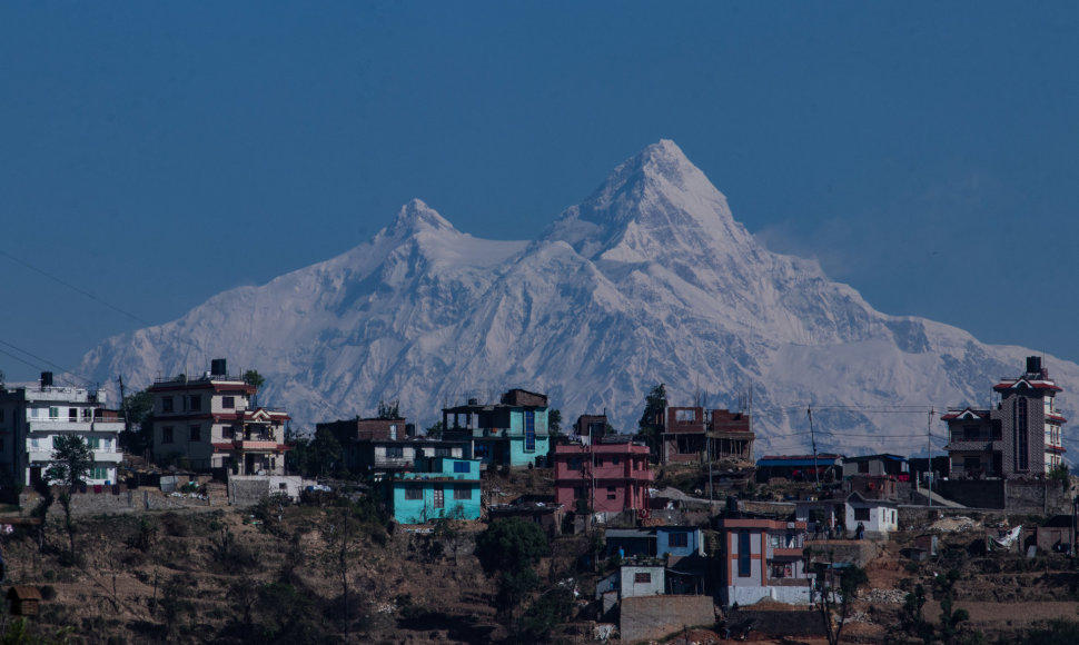 Manaslu kalnas Nepale