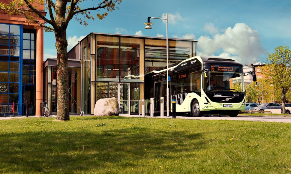 Elektrinis „Volvo“ autobusas Goteborge