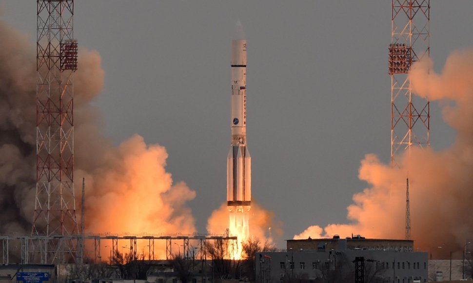 „Proton-M“ raketa pakilo su Marso tyrimų zondu „ExoMars 2016“