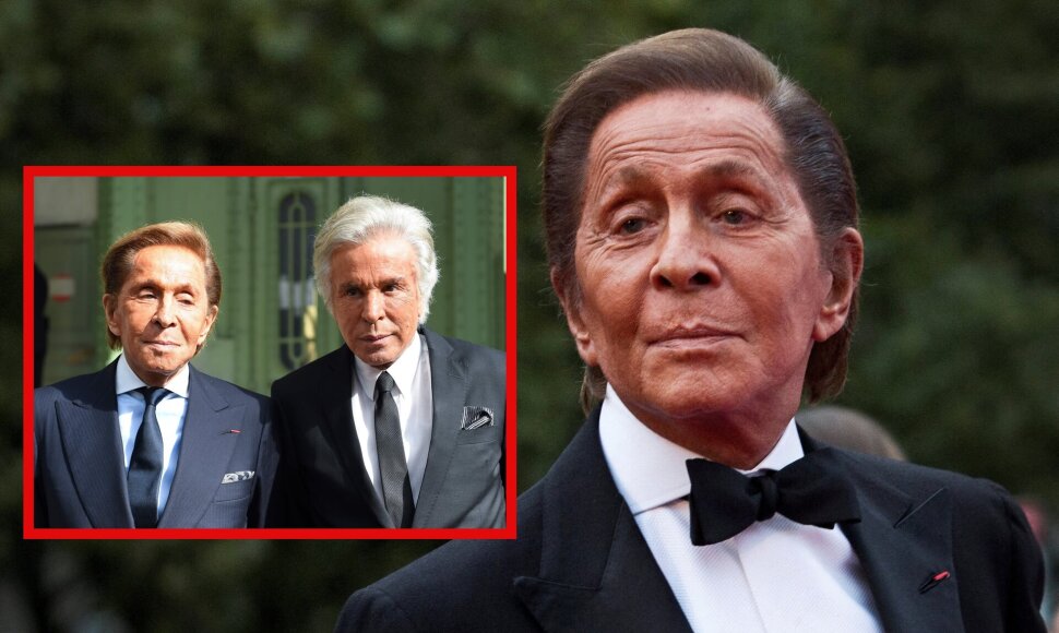 Valentino Garavani ir Giancarlo Giammetti