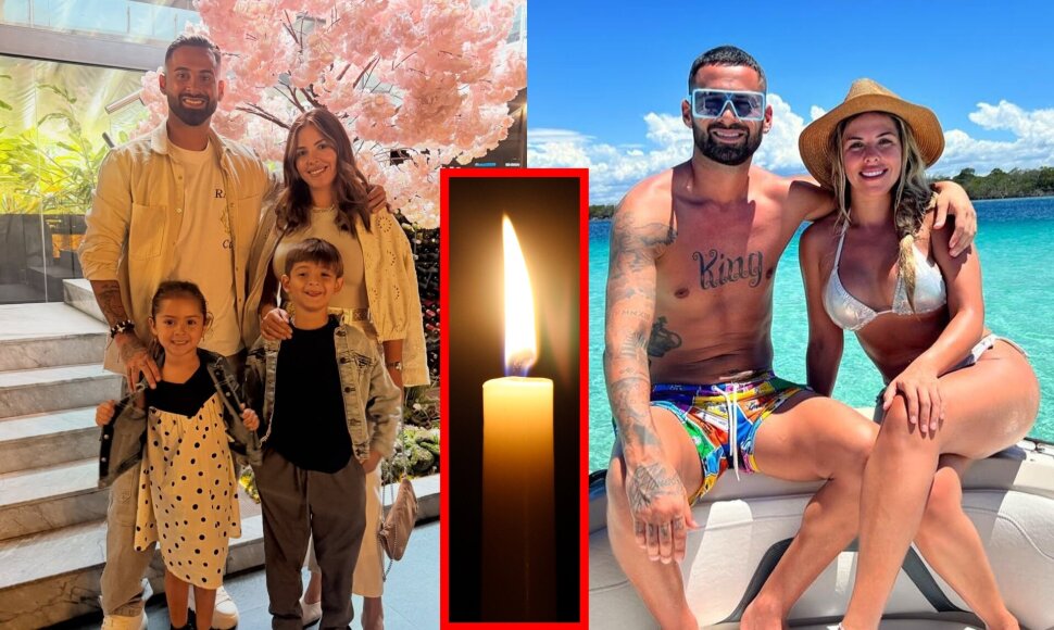 Lucaso Trejo su žmona Yanina Maranella ir vaikais