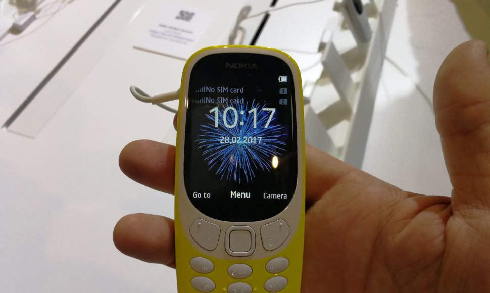 Atnaujinta „Nokia 3310“