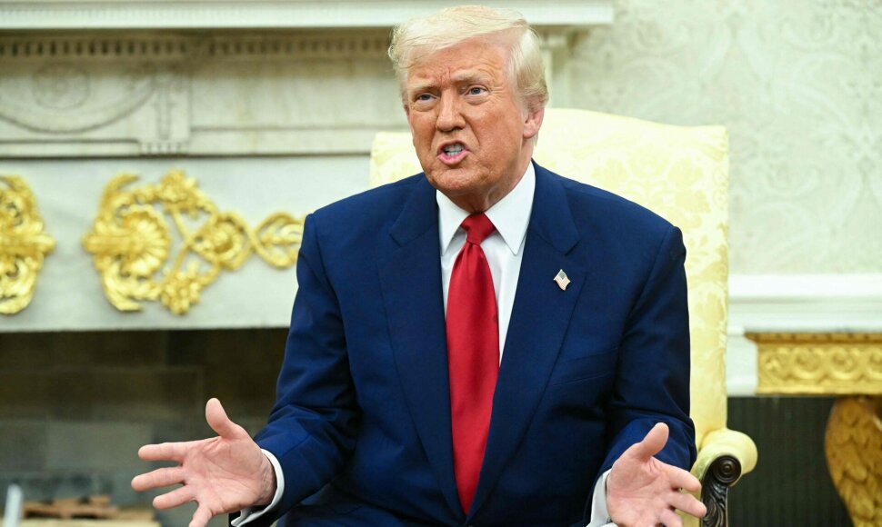 JAV prezidentas Donaldas Trumpas / SAUL LOEB / AFP