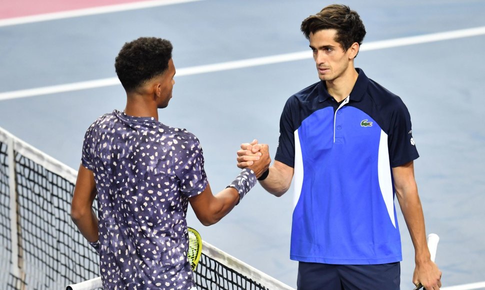 Felixas Auger-Aliassime ir Pierras Hugo-Herbertas