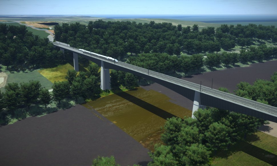 Geležinkelio tiltas per Nerį