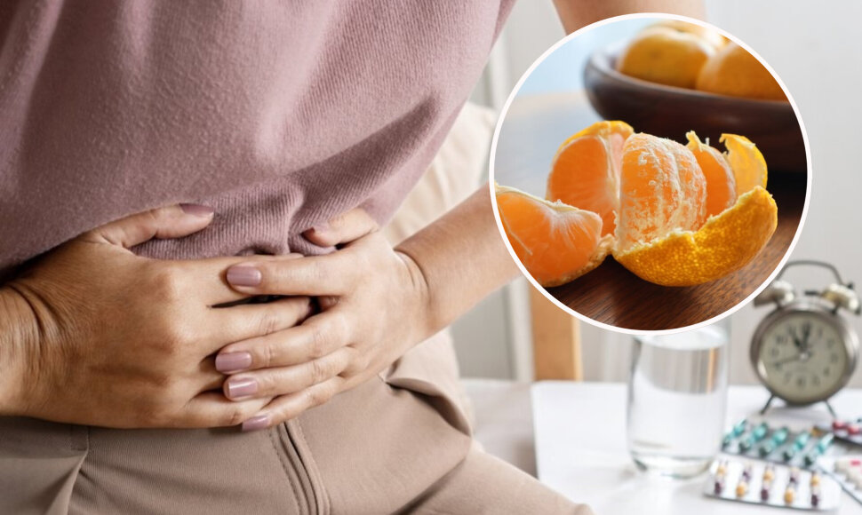 Mandarinai per &scaron;ventes &ndash; bomba skrandžiui?