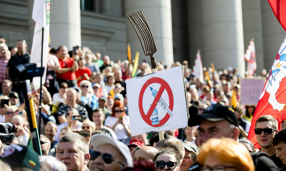 Protestas prieš Galimybių pasą