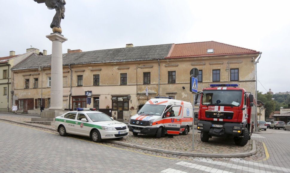 Vilniuje, Užupyje, rastas sprogmuo